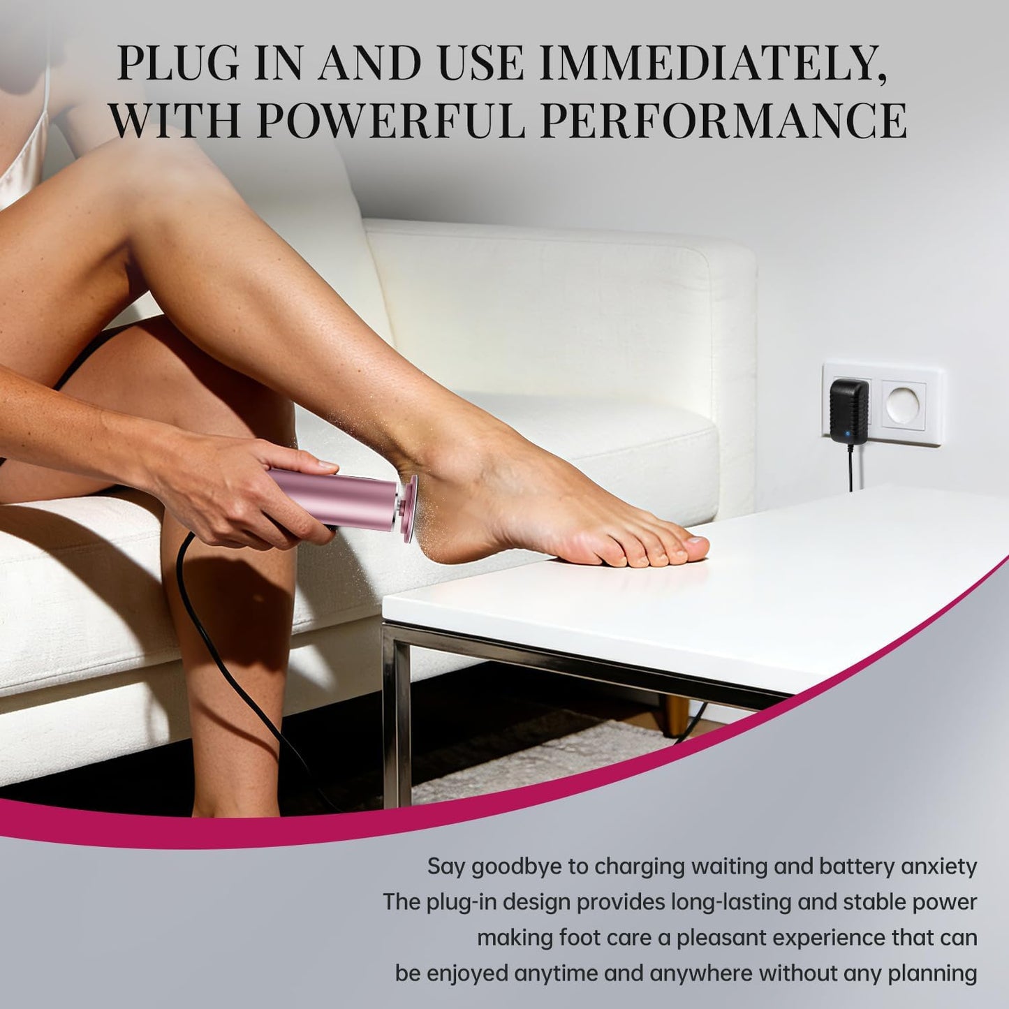 Aluminum File Grinder Adjustable Pedicure Tools with 60pcs Sandpaper