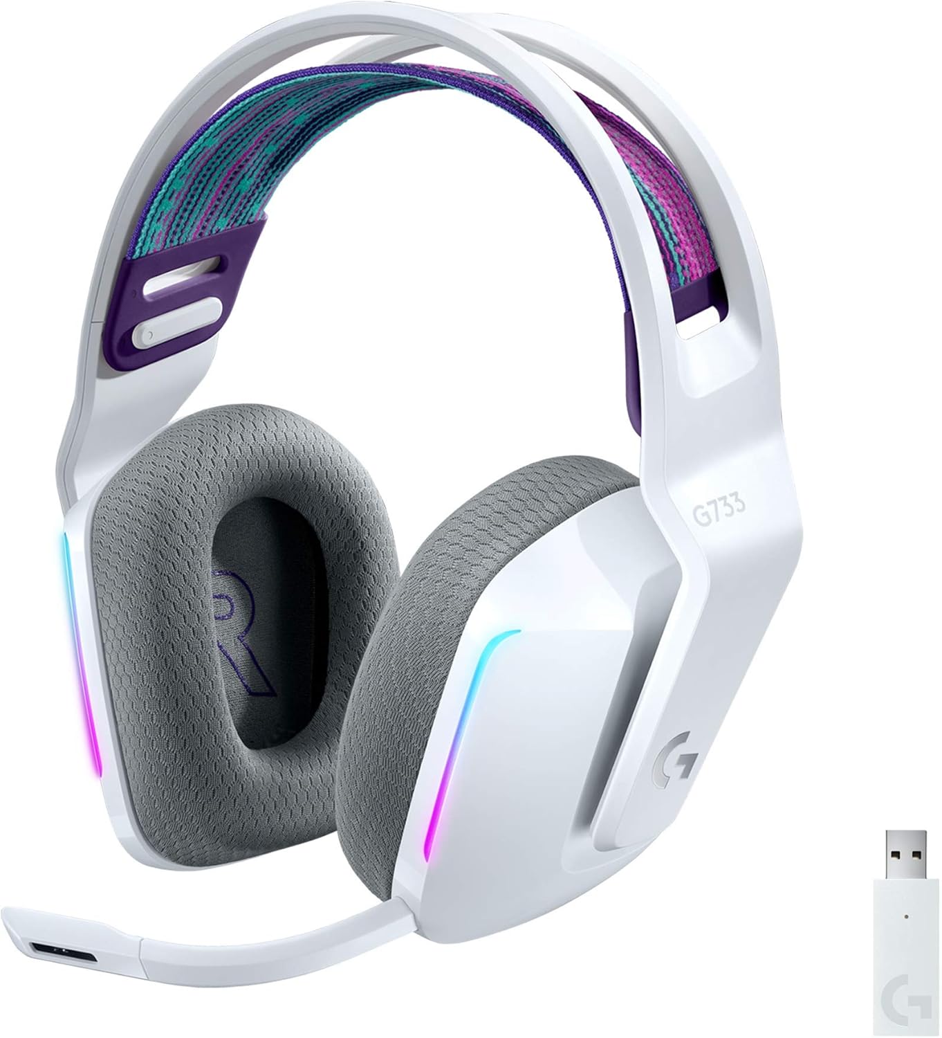 Wireless Lightspeed Gaming G733 Headset+ G305 Mouse Bundle Set