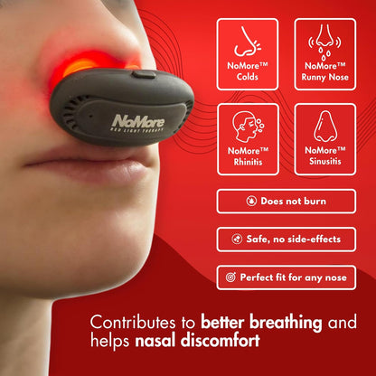Original  Red Light Therapy for Nose – LED Nasal Device for Dry Nose & Sinus Comfort, No More Colds, Usb-Rechargeable Light Therapy
