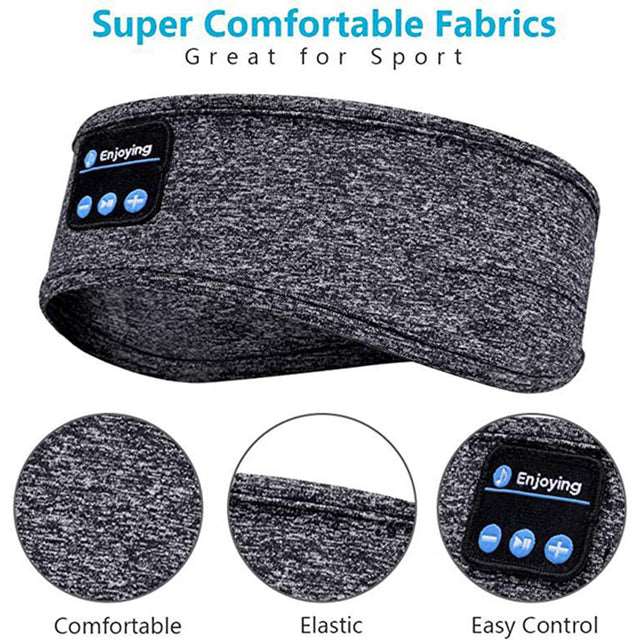 Wireless Bluetooth Sports Headband Rest Eye Mask