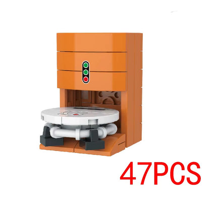 MOC City Creative Building Blocks Accessories Zoo Rhino Lion Kangaroo Wolf Fox Frog Bee Crow Peacock Mini Brick Toy Gifts X021