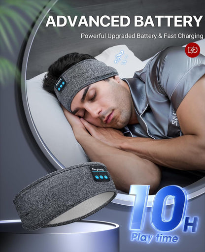 Sleep Headphones Wireless,  Bluetooth Sports Headband Headphones with Ultra-Thin HD Stereo Speakers