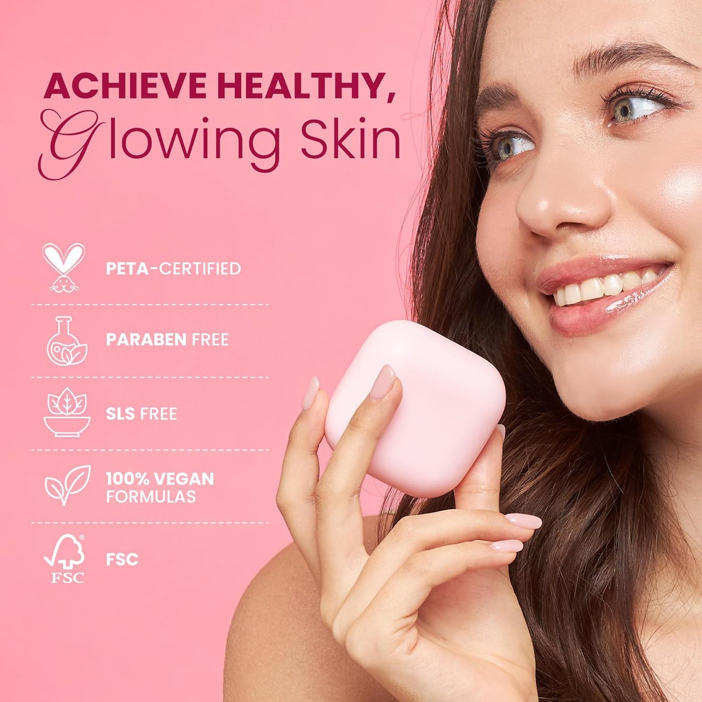 Kojic Acid & Collagen Soap, Cleansing Bar for Face and Body, Vegan Soap, 80G (2 Bars)