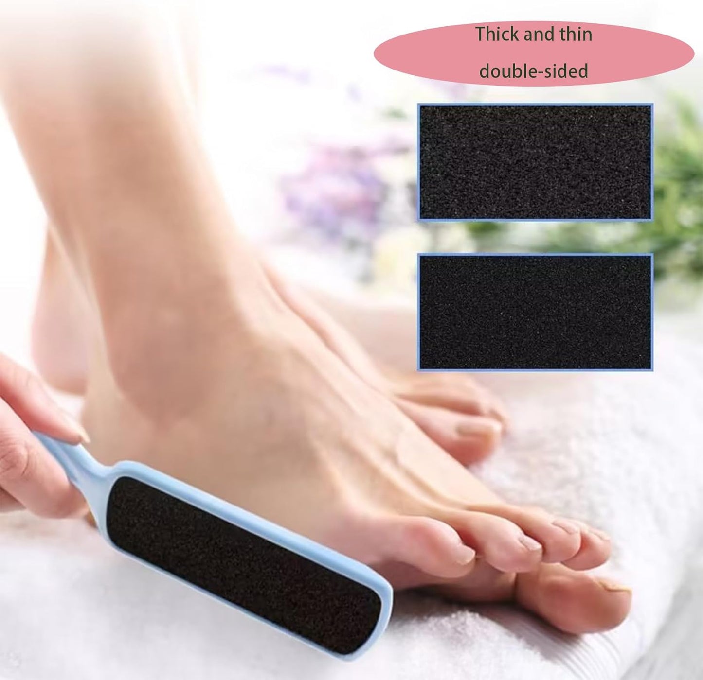 Dual Sided Feet File Pedicure Tools | 4 Pieces Foot File  