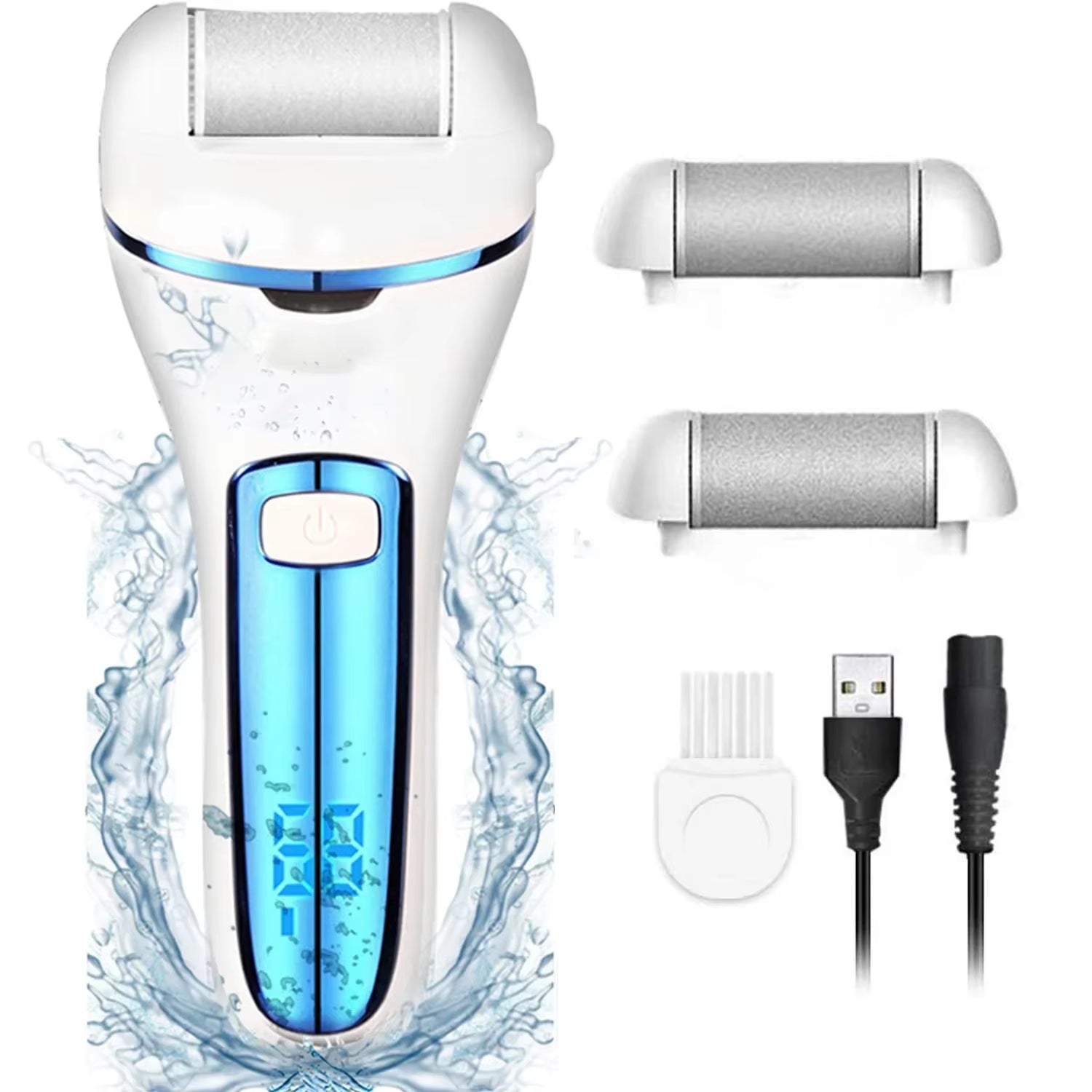 Rechargeable Electric Foot File Callus Remover Machine - Pedicure Device Foot Car, Remove Dead Hard Skin 