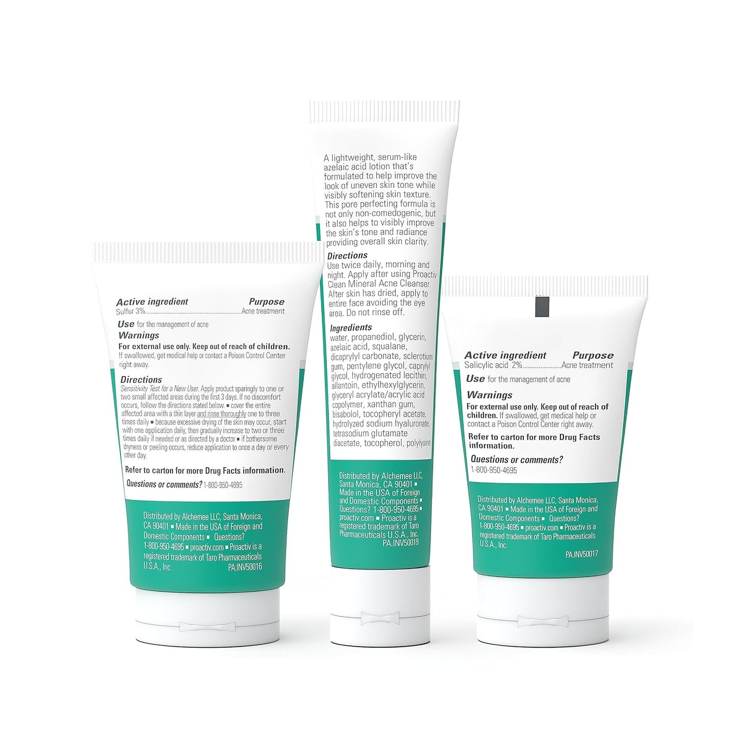 Salicylic Acid Face Wash, Benzoyl Peroxide Pore Minimizing Treatment-90 Day Complete Acne Skin Care Kit