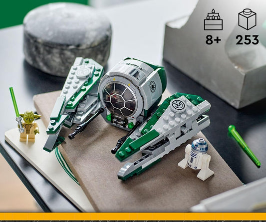 Star Plan MOC 75360 Yodas Space Jedied Starfighter Building Blocks Model Bricks 253Pcs Toys Kid Adult Birthday Christmas Gifts
