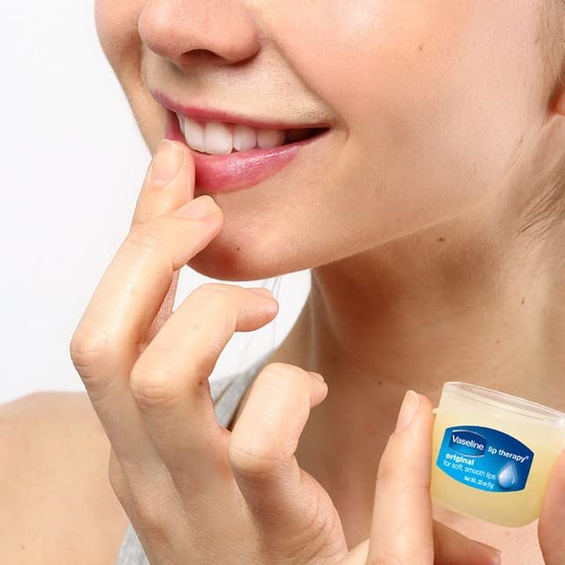 Original Lip Therapy + Vitamin E Mini Lip Balm Jars Fragrance Free 6 PK 0.25 Oz