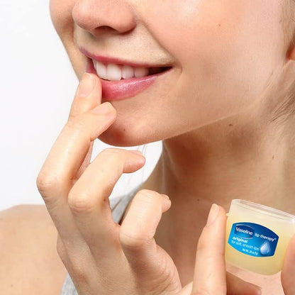 Original Lip Therapy + Vitamin E Mini Lip Balm Jars Fragrance Free 6 PK 0.25 Oz
