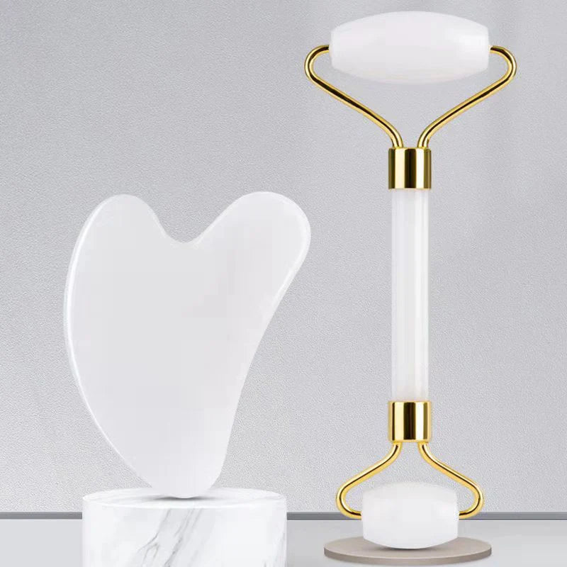 Gua Sha Board And Roller Anti Aging Face Body Massage Slimming Tools