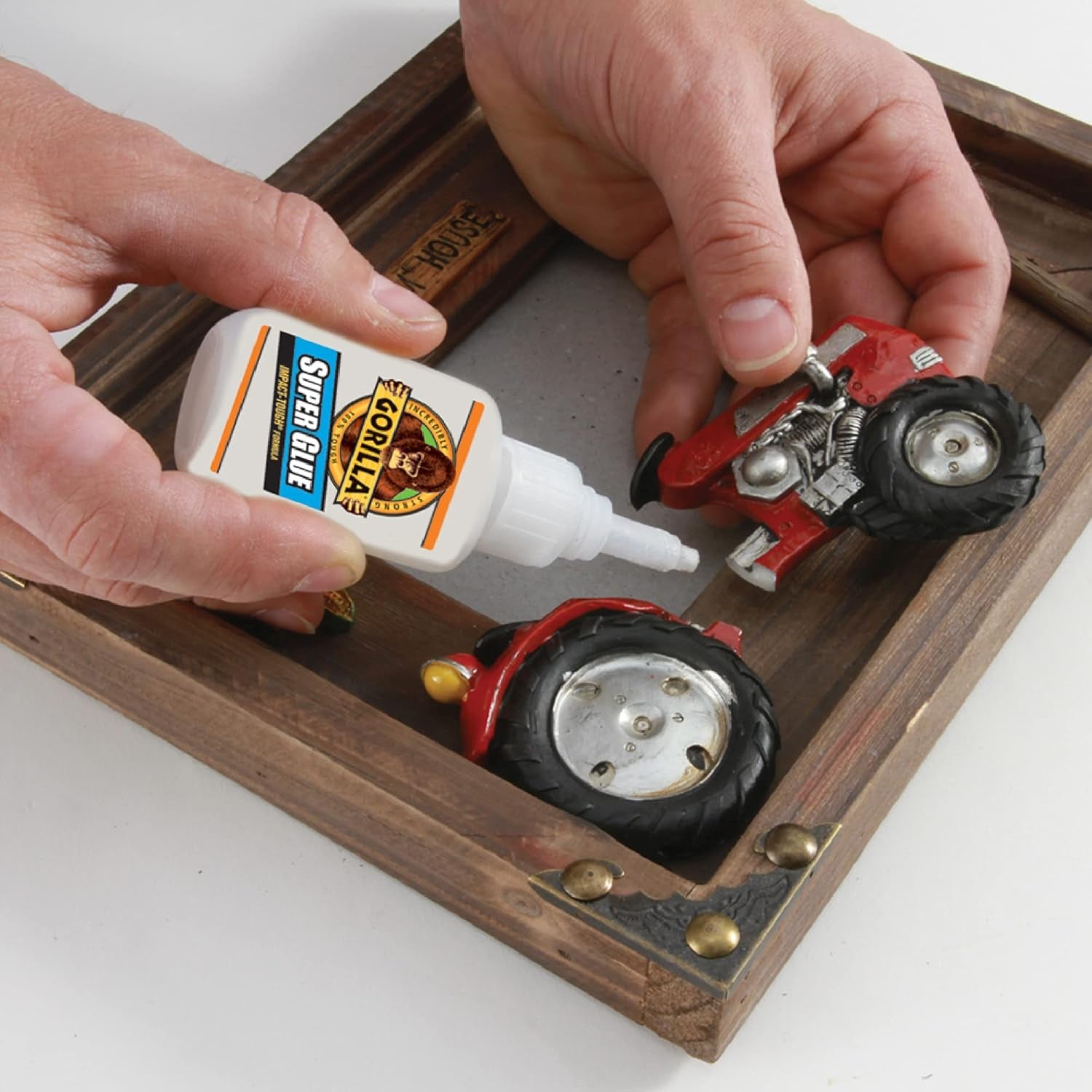 Super Glue Liquid, Fast-Setting, Versatile Cyanoacrylate Glue, Anti-Clog Cap, Flow Control Formula, Clear, 0.53Oz/15G, (Pack of 1) 112381