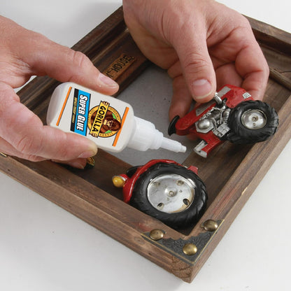 Super Glue Liquid, Fast-Setting, Versatile Cyanoacrylate Glue, Anti-Clog Cap, Flow Control Formula, Clear, 0.53Oz/15G, (Pack of 1) 112381