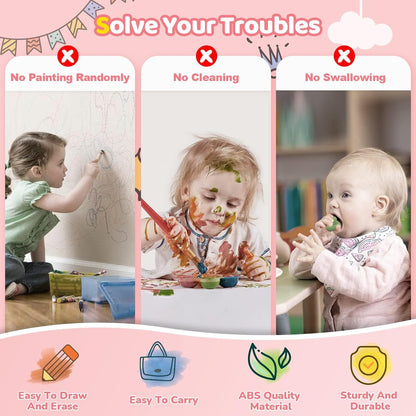 Magnetic Drawing Board Toddler Toys Doodle Sketch Pad for Boys and Girls-Age 1–3