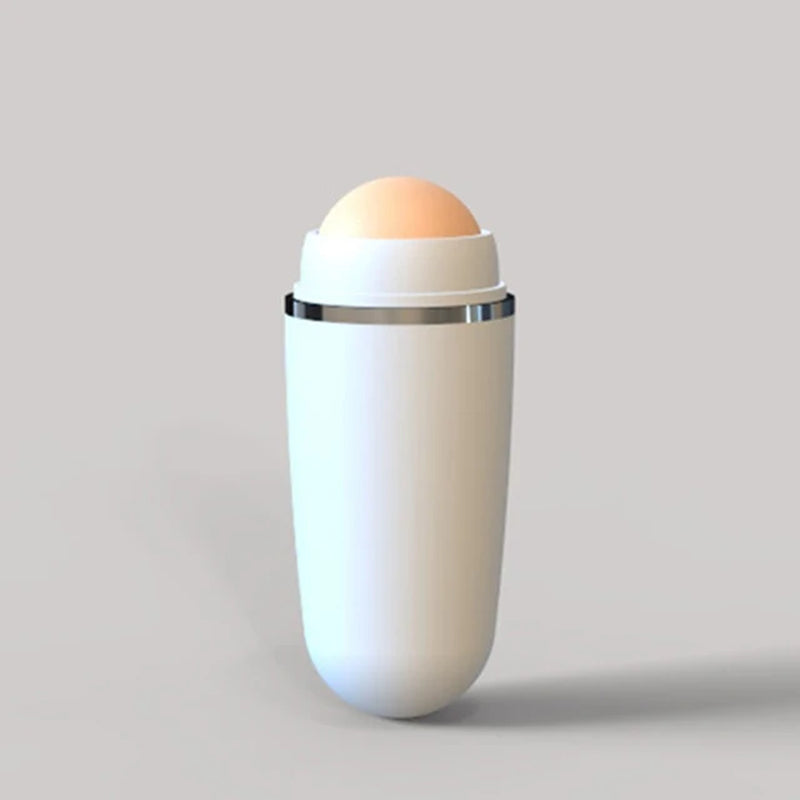 Natural Volcanic Stone Face Oil Absorbing Roller – Skin Care & Makeup Tool for Pore Cleansing and Massage