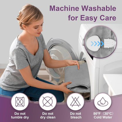 Electric Heating Pad with 6 Heat Settings - Extra Large Heating Pad for Back, XXL Heat Pad for Neck and Shoulder - Auto Shut-Off, Heated Pad 