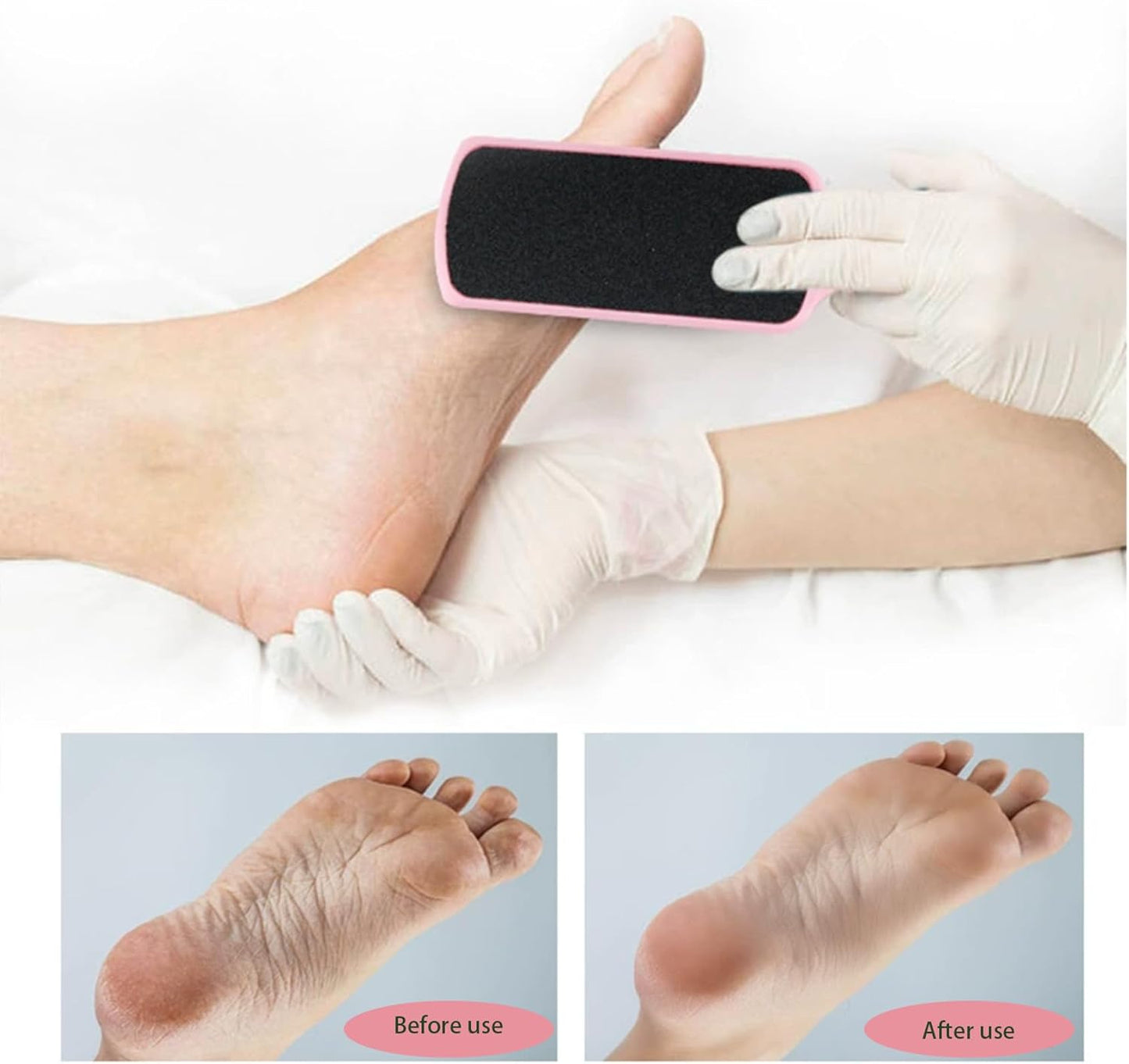 Dual Sided Feet File Pedicure Tools | 4 Pieces Foot File  