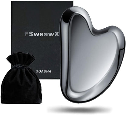 Gua Sha Facial Tool - Natural Terahertz Gua sha Board for Spa Acupuncture