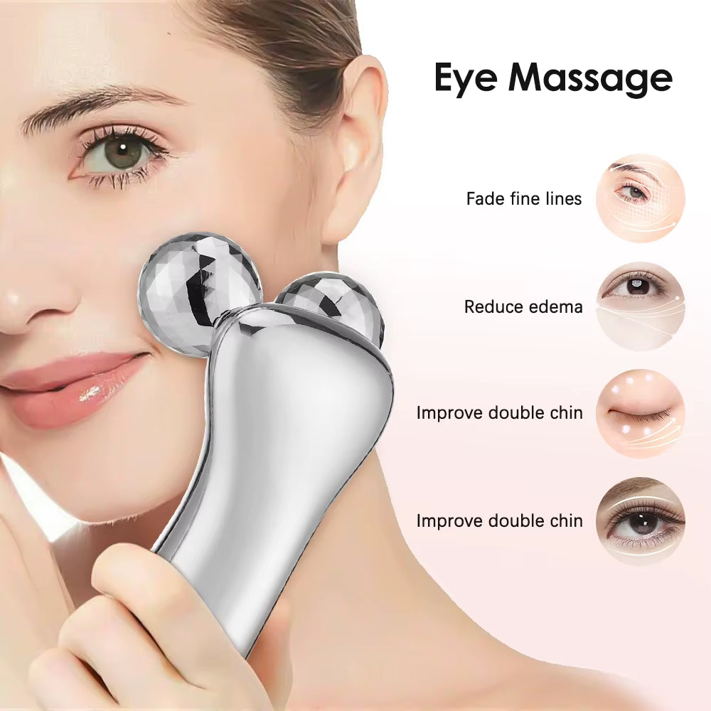 EMS Face Roller Electric V Face Massagers Microcurrent Face Lift Beauty Machine Slimmer Double Chin Massage Skin Care Tool