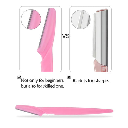 Eyebrow Razor 6pc Set – Safe Face & Body Hair Trimmer Shaver for Women