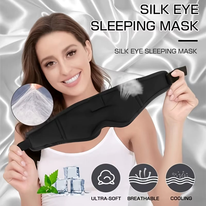 3D Sleep Mask with Bluetooth Headphones for Side Sleepers - Sleep Headphones