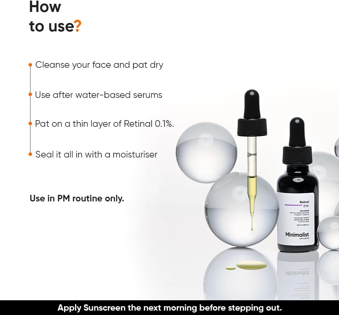 Retinal Face Serum for anti Aging 0.1%
