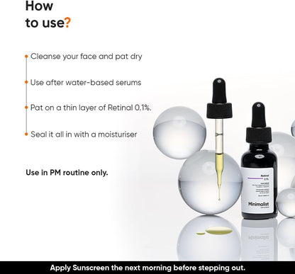 Retinal Face Serum for anti Aging 0.1%