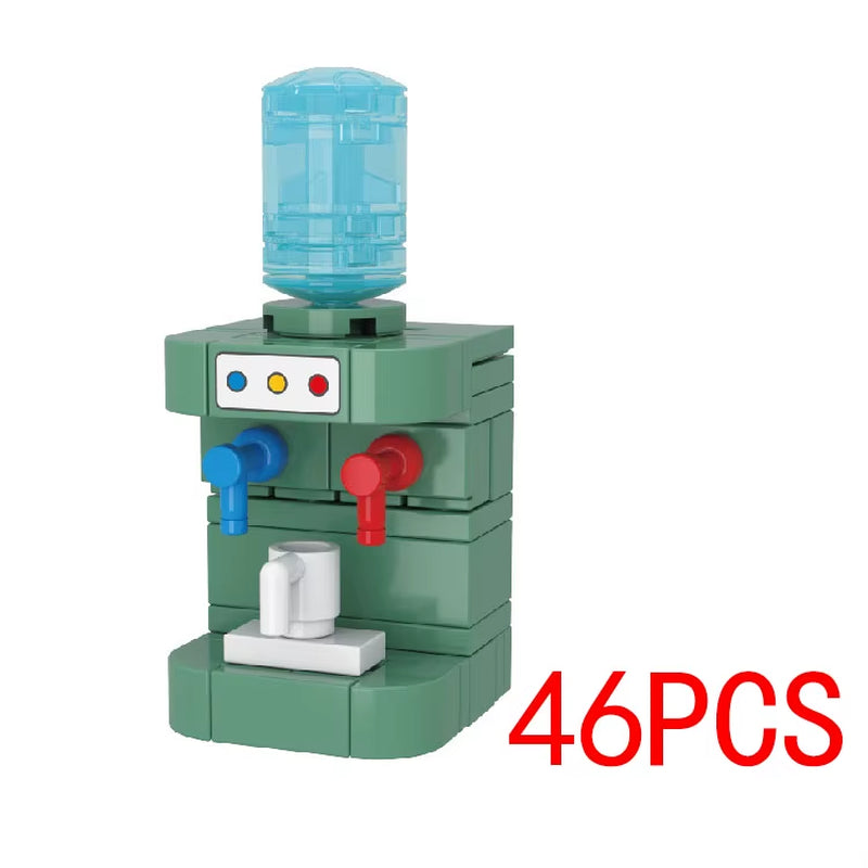 MOC City Creative Building Blocks Accessories Zoo Rhino Lion Kangaroo Wolf Fox Frog Bee Crow Peacock Mini Brick Toy Gifts X021