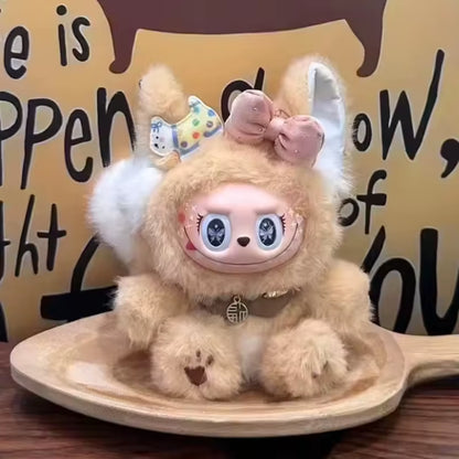 Suitable for Labubu 17Cm Vinyl Doll First Generation Standing Posture "Dark Fairy Tale" Clothing Jumpsuit Labubu Clothes Sets