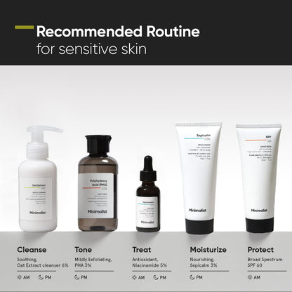  Oat Extract 6% Gentle Cleanser for Sensitive Skin | 120 Ml / 4 Fl Oz