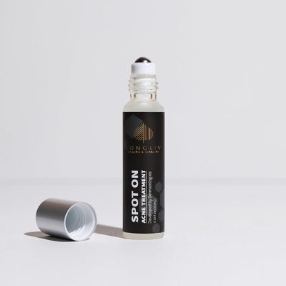 Spot on Acne Roller Ball Serum with Benzoyl Peroxide and Salicylic Acid - Pimple Spot Treatment - Treat Zits & Blemishes on the Go without a Mess - Formulated by Dermatologists
