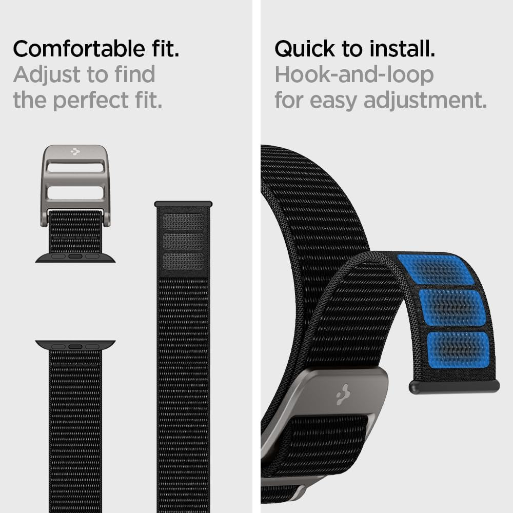 for Apple Watch Band, Compatible with Ultra 3/2/1 49Mm, Series 11/10 46Mm, 9/8/7 45Mm, SE3/SE2/SE/6/5/4 44Mm, 3/2/1 42Mm Durapro Flex/Durapro Flex Ultra Adjustable Solo Loop Strap
