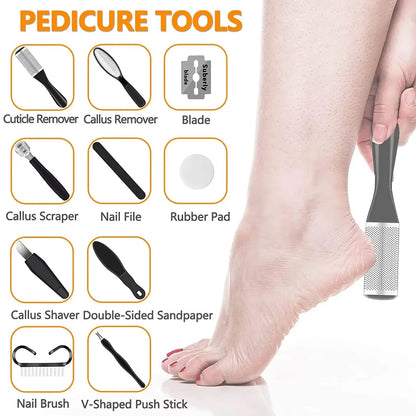 Rechargeable Electric Foot File Callus Remover Machine - Pedicure Device Foot Car, Remove Dead Hard Skin 