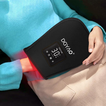 Cordless Red & Infrared Light Therapy for Hand Pain Relief Device with 660Nm Red 850Nm Infrared Light with 4000Mah Battery Portable Pad for Hands Fingers Wrist Joint Stiffness Treatment Gloves