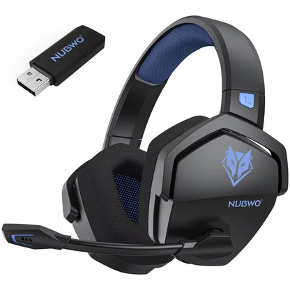 Gaming Headset - Ultra-Low Latency Noise Cancelling Bluetooth Headphones with Microphone for PS5, PS4, Xbox, PC, and Mac