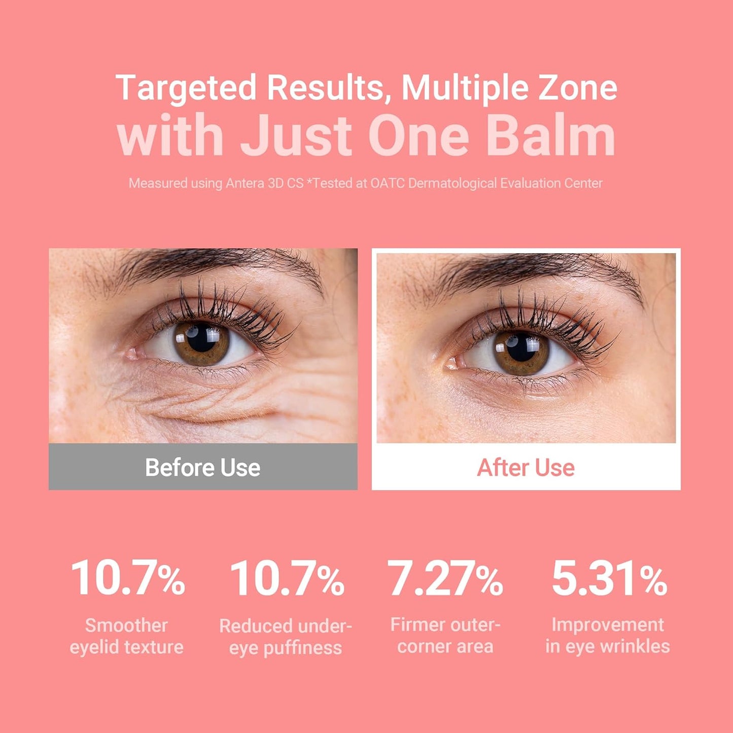 Wrinkle Bounce Multi Balm - DUO EDITION | All-In-One Hydrating Balm Eye Cream Make up Base & Moisture Stick | Daily Moisturizer Stick with Salmon-Derived Sodium DNA (0.32 Oz - Pack of 2)