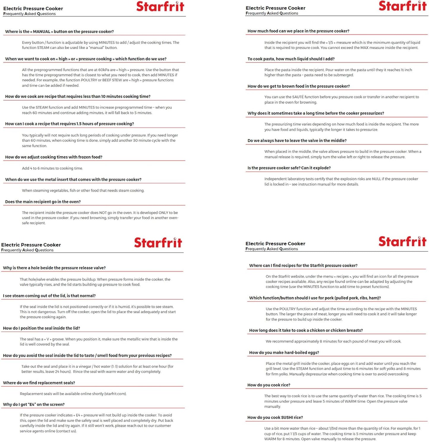 Electric Pressure Cooker - 8L Capacity - Steam Tray, Measuring Cup & Spatula - 11 Preset Cooking Functions