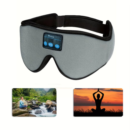 3D Sleep Mask with Bluetooth Headphones for Side Sleepers - Sleep Headphones
