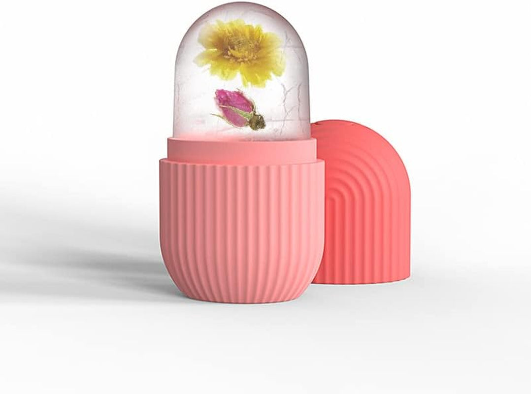 Ice Roller for Face, Nonslip Grip Face Ice Rollers Silicone Easy Facial Ice for Face Beauty Tightening Skin Care Skin Care Roller Tools for Women Man Ice Cube For