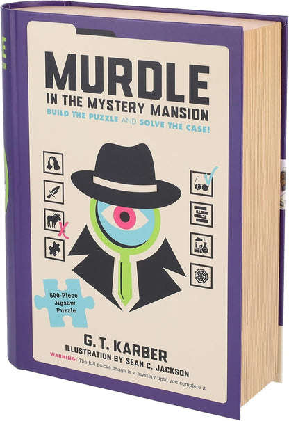 Murdle in the Mystery Mansion 500-Piece Jigsaw Puzzle