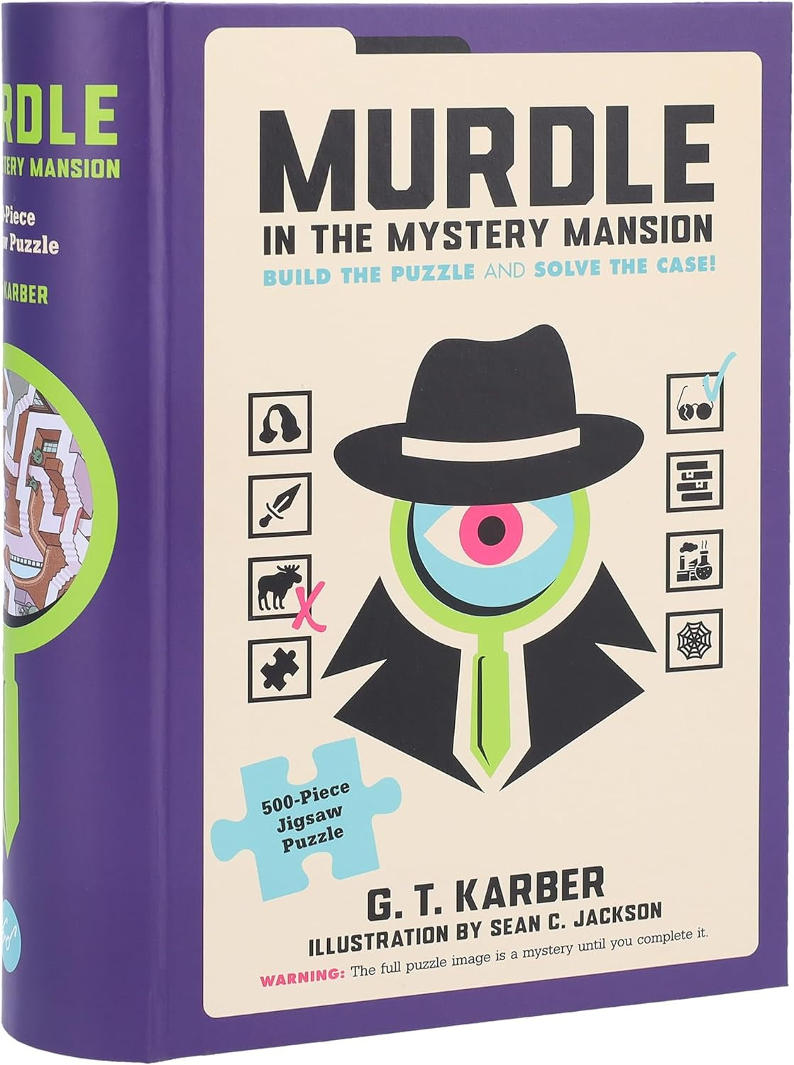 Murdle in the Mystery Mansion 500-Piece Jigsaw Puzzle