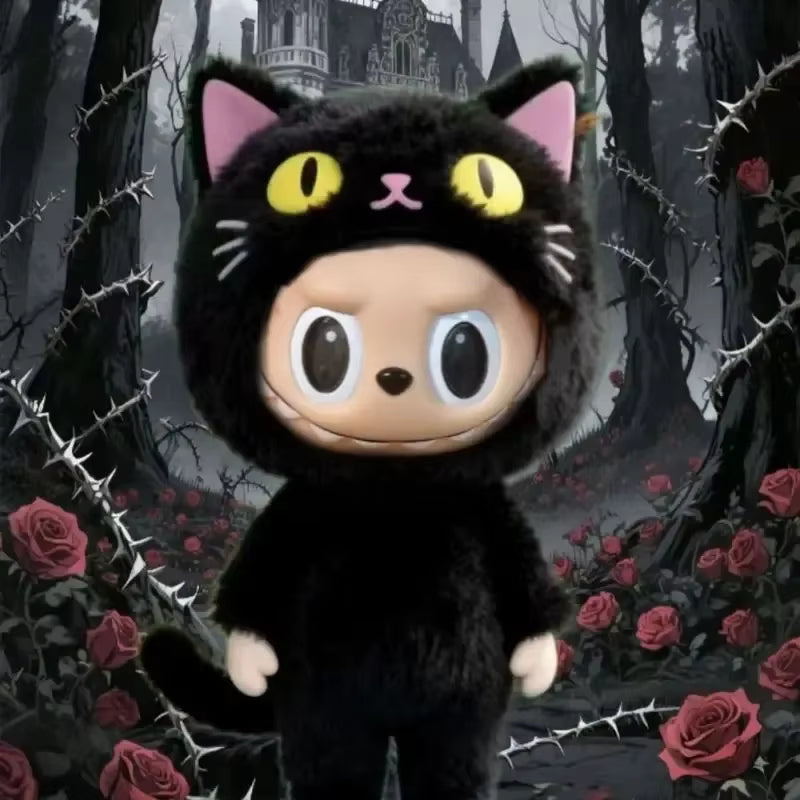 Suitable for Labubu 17Cm Vinyl Doll First Generation Standing Posture "Dark Fairy Tale" Clothing Jumpsuit Labubu Clothes Sets