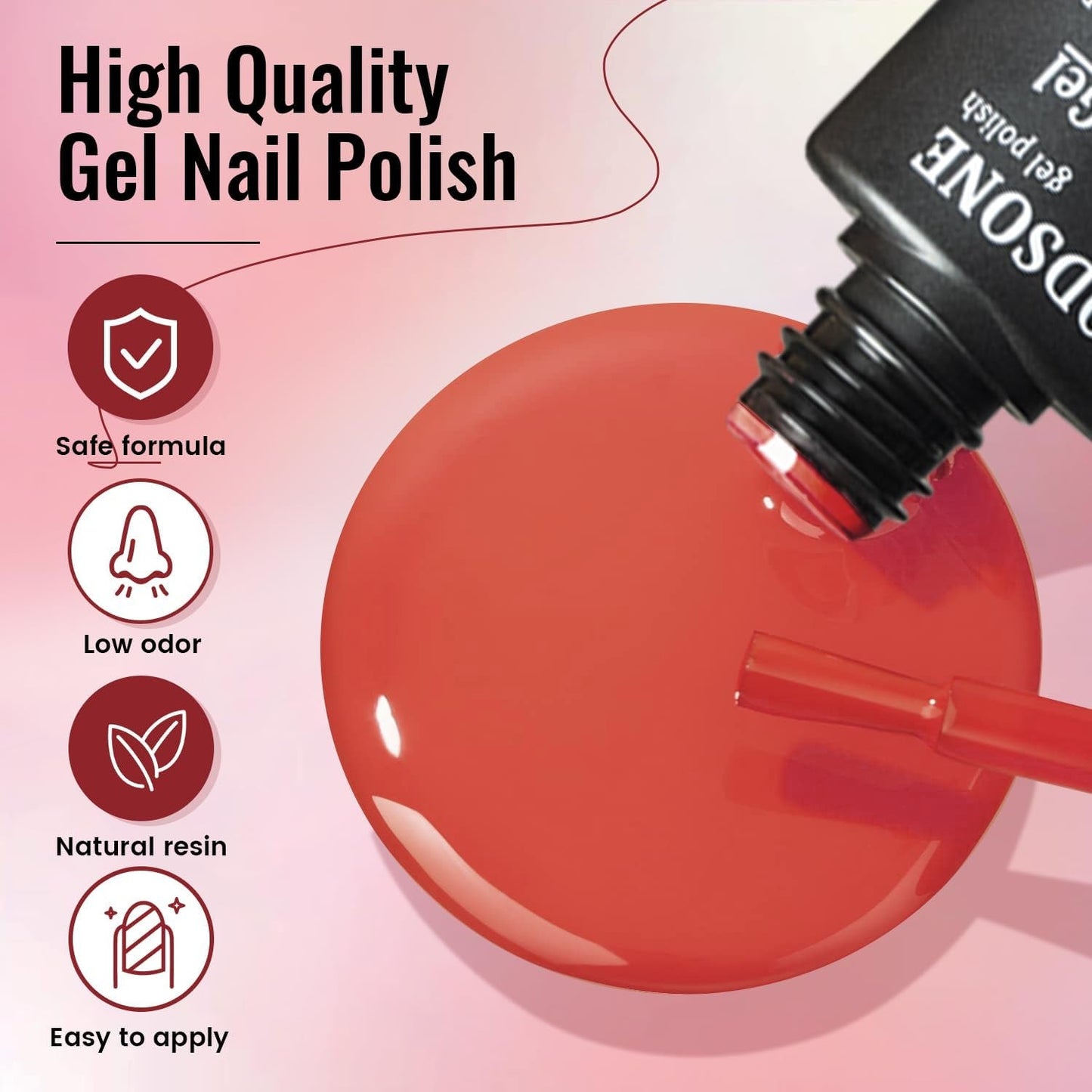 Gel Nail Polish Kit with UV Light Lamp Include 32 Colors Gel Polish Nail Kit - Soak off Base Coat Top Coat 