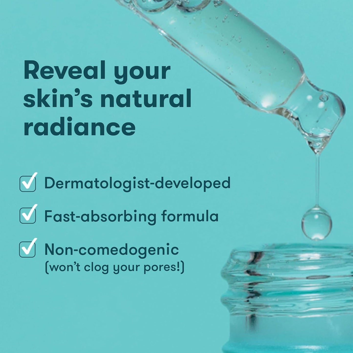 Post Blemish 10% Vitamin C Serum - Targets Dark Spots & Uneven Skin Tone. Formulated for Acne-Prone Skin