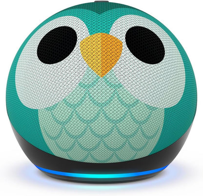 Echo Dot Kids (Newest Model) - Designed for Kids, with Alexa+ Early Access, Parental Controls, Includes 1 Year of  Kids+, Owl