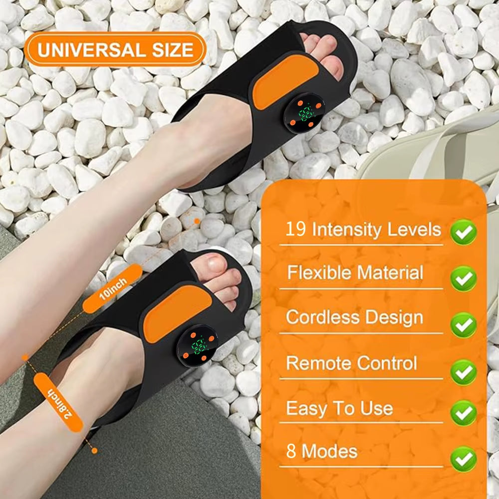 New Electric Foot Massagers Shoes with Remote Control Relax Massage