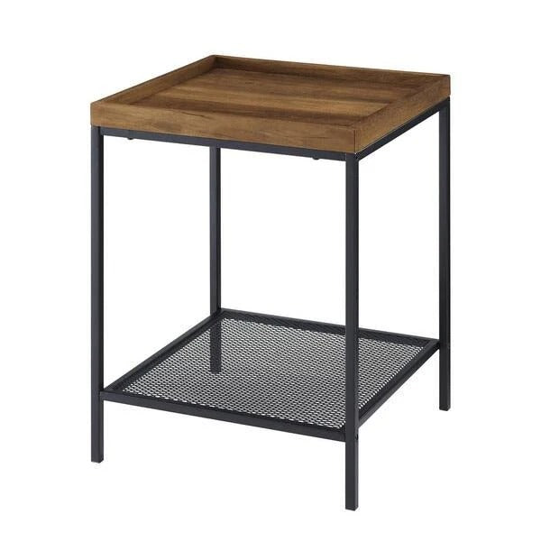 Modern Tray Top Square End/Side Table