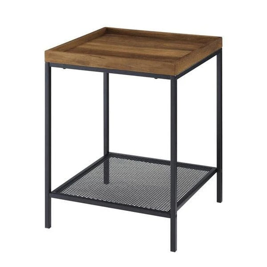 Modern Tray Top Square End/Side Table