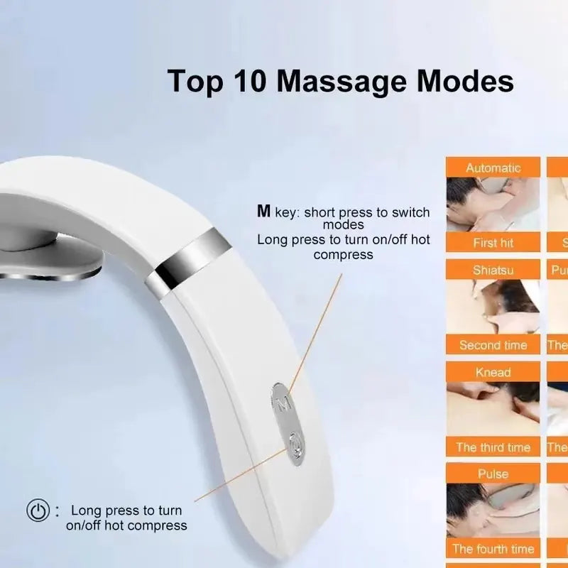 Cervical Spine Massager - Intelligent Charging Cervical Spine Instrument, Massage Shoulder and Neck Massager