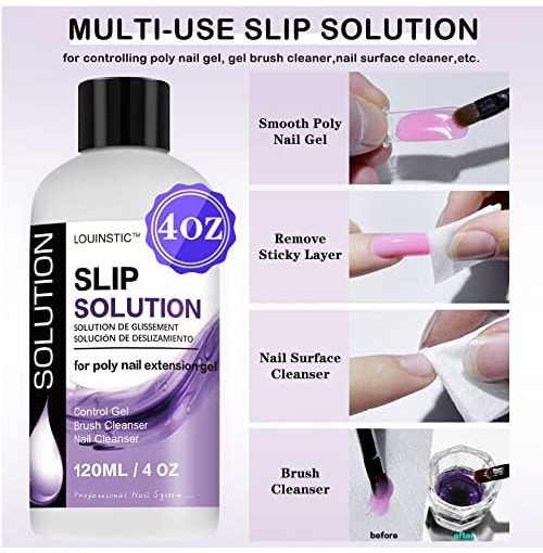 POLY NAIL GEL SLIP SOLUTION SET