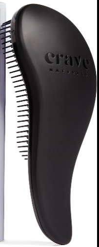 Glide Thru Detangling Hair Brush - 7.5X3-Inch Wet or Dry Curly Straight Hair - Ergonomic Design